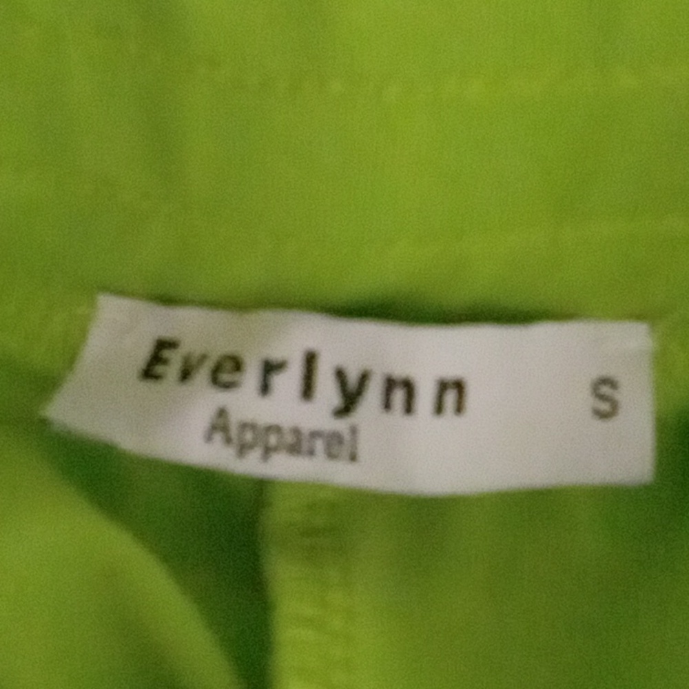 Women's Lime Green Joggers - Picture 6 of 7